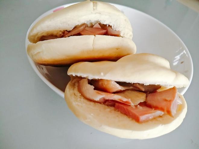 腊肉夹饼