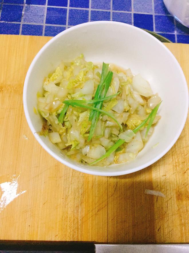 酸汤面配菜之炒白菜丁