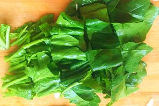 菠菜切片
