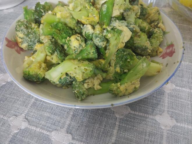 吃饱饱减肥餐73、鸡蛋炒西兰花