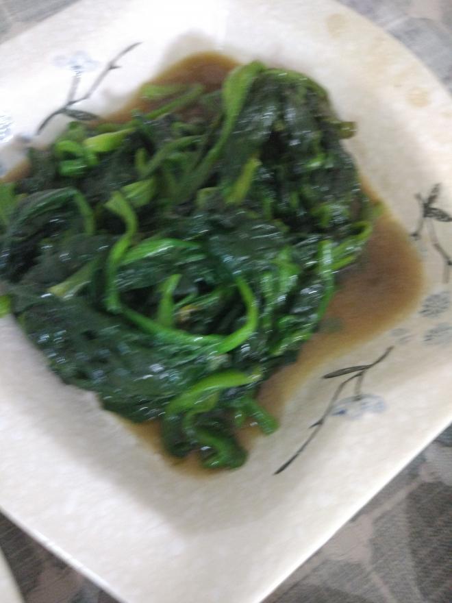 吃饱饱减肥餐78、耗油菠菜