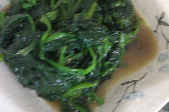 吃饱饱减肥餐78、耗油菠菜