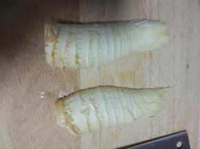 去除外面的硬皮