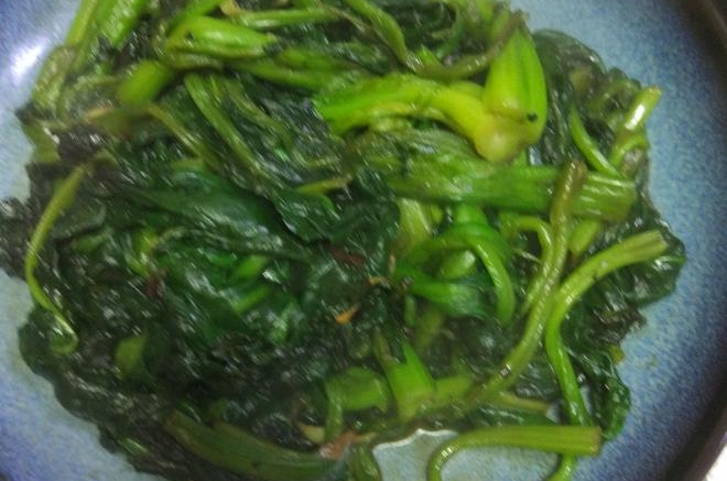 吃饱饱减肥餐88、快手炒菠菜