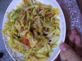 翻炒两分钟即可出锅