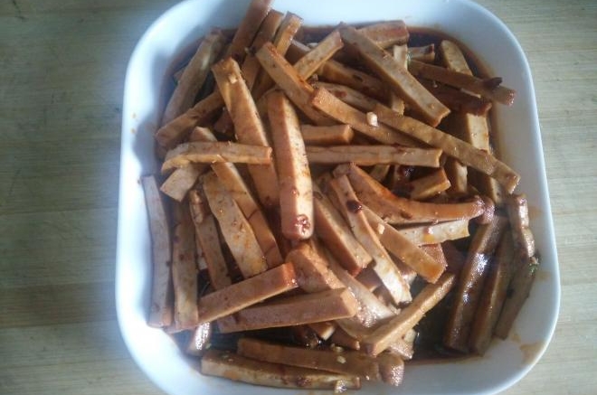 懒人凉拌豆腐干