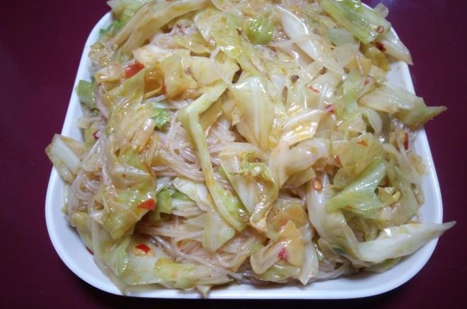 莲白粉丝
