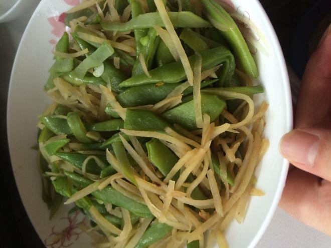 土豆丝炒芸豆