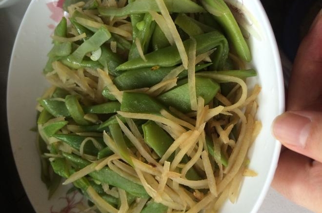 土豆丝炒芸豆