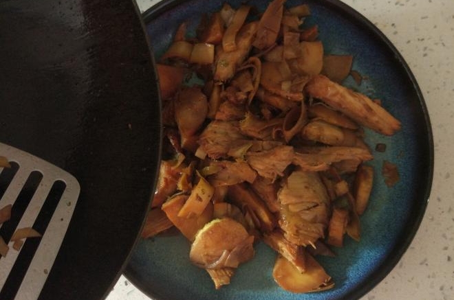 吃饱饱减肥餐99、腊肉鲜笋