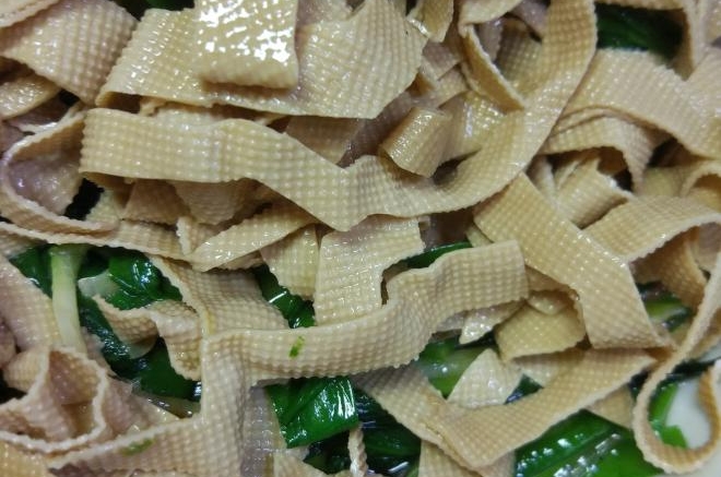 吃饱饱减肥餐102、韭菜炒豆皮
