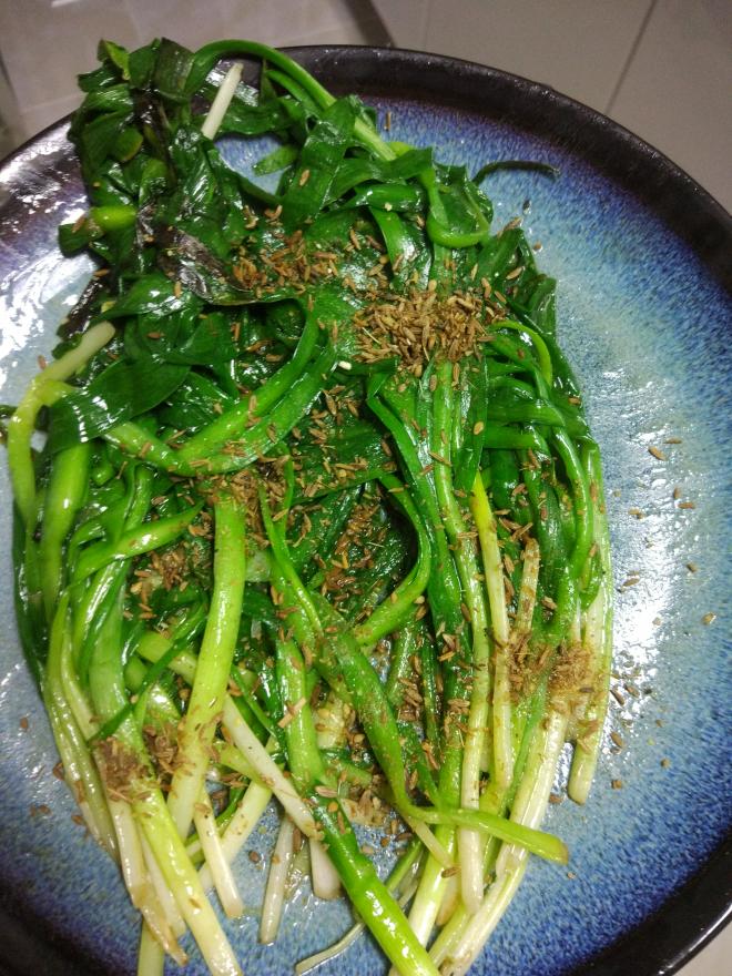 吃饱饱减肥餐105、香煎韭菜