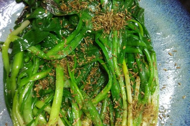 吃饱饱减肥餐105、香煎韭菜