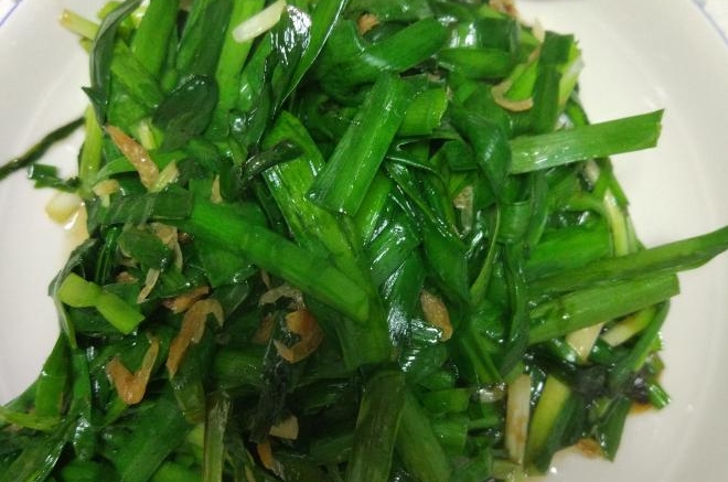 吃饱饱减肥餐106、韭菜虾皮