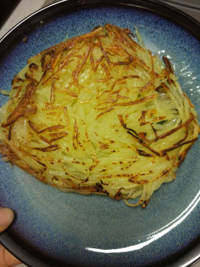 吃饱饱减肥餐107、土豆丝饼