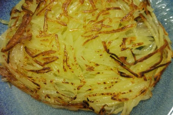 吃饱饱减肥餐107、土豆丝饼