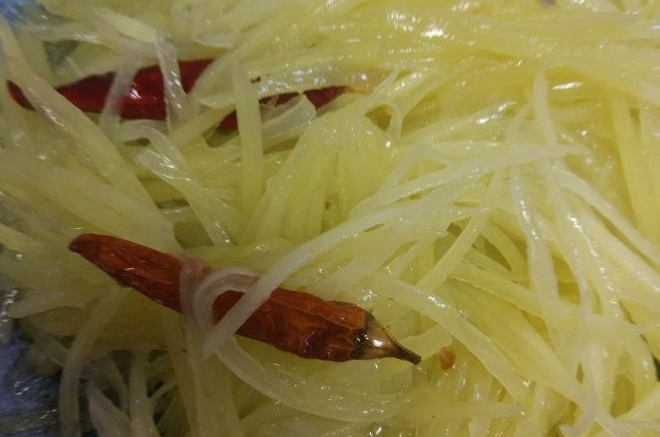 吃饱饱减肥餐108、素炒土豆丝