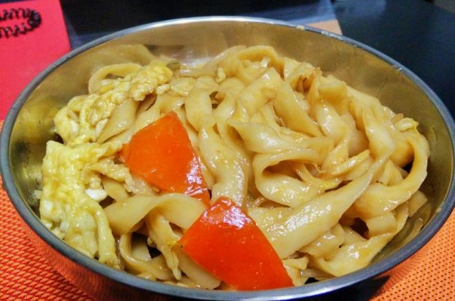 西红柿蛋炒面