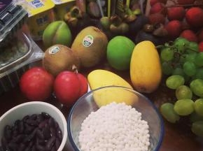 First clean all the fruit which you'd prepared.