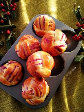 漂亮的紫色，圆圆的造型很可爱！