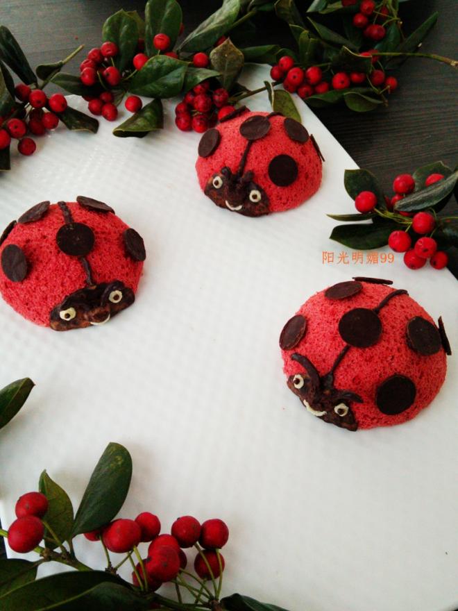 七星瓢虫小蛋糕（创意卡通戚风版）