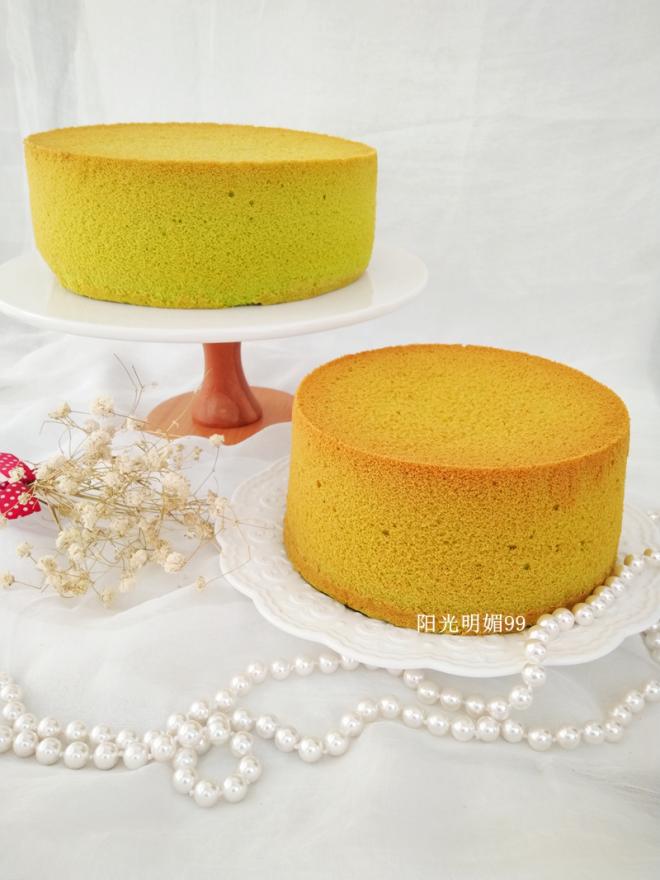 菠菜戚风蛋糕