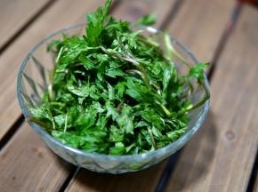艾草清洗干净