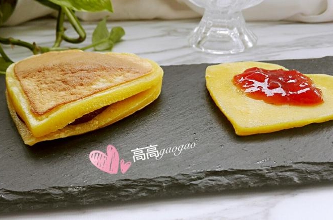 爱心松饼