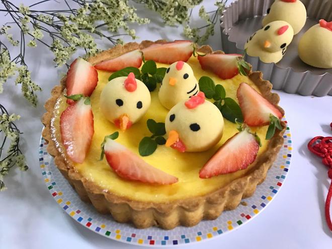 小鸡烧果子乳酪挞