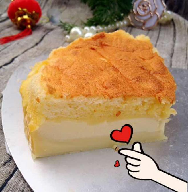 三层口感的魔法蛋糕