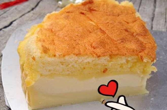 三层口感的魔法蛋糕