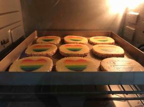 入烤箱175度20分钟左右。