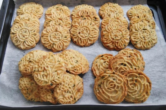 香酥葱油饼干