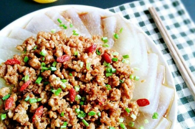 肉末蒸冬瓜