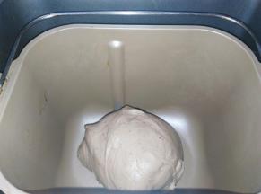 和面完成，很光滑的面团