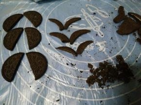 耐心的切出形状