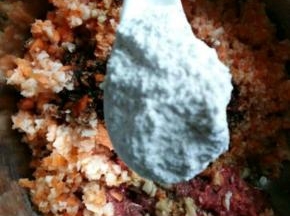 淀粉两勺，我放的山芋粉