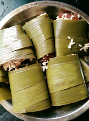 全部包好摆在盘子里