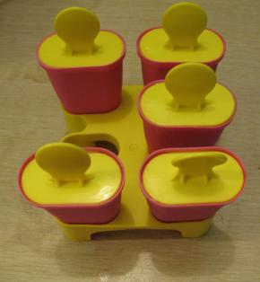 盖上模具盖，放冰箱里冷冻成型