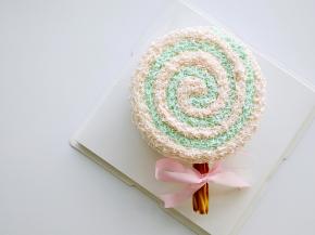 直接插到蛋糕里就可以了