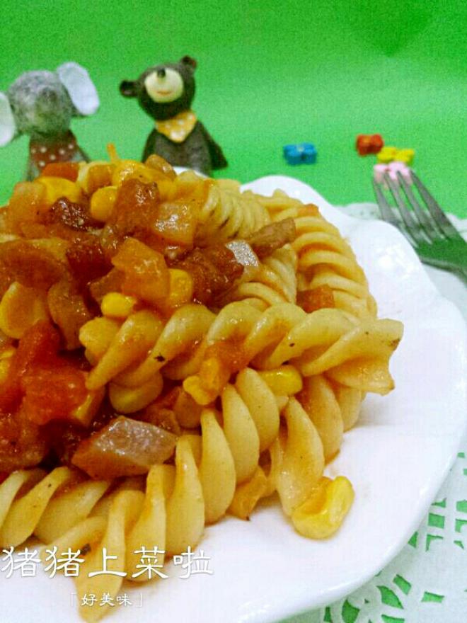 番茄意式螺旋面