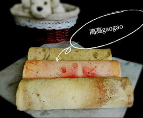 烤好后，温热时卷起来即可