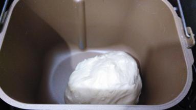 和面完成是光滑的面团