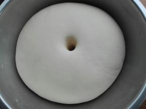 发酵至手指戳洞不回缩不塌陷即可