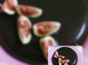 摆上无花果即可