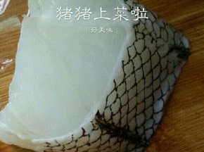准备鳕鱼一块