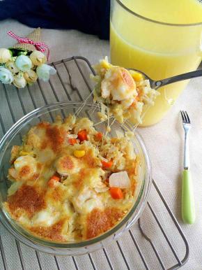 还有拉丝哦！美味的早饭就可以享用了