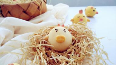 一笑窝小黄鸡，是不是很可爱。