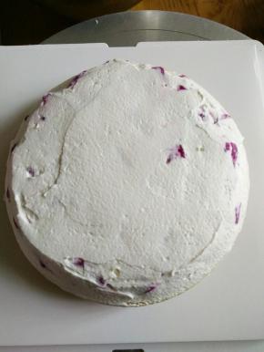 去蛋糕抹奶油夹水果，这个大家都知道，我就不多讲了