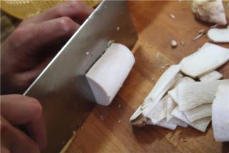 切成片状